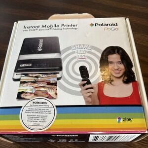 Polaroid PoGo INSTANT MOBILE PRINTER Zink System EXTRA PAPER No Charger‎